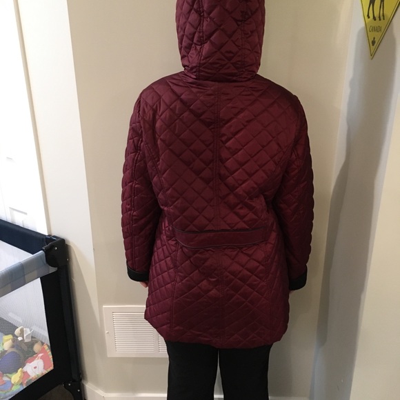 Lightweight Burgundy Winter / Fall Jacket Size L - Picture 3 of 4